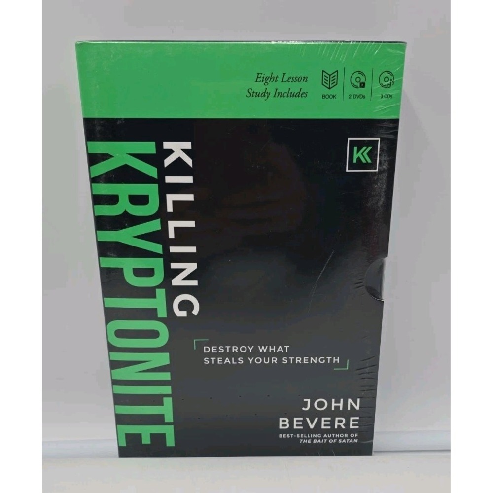 Killing Kryptonite Study by John Bevere (2017, Compact Disc / Trade Paperback)